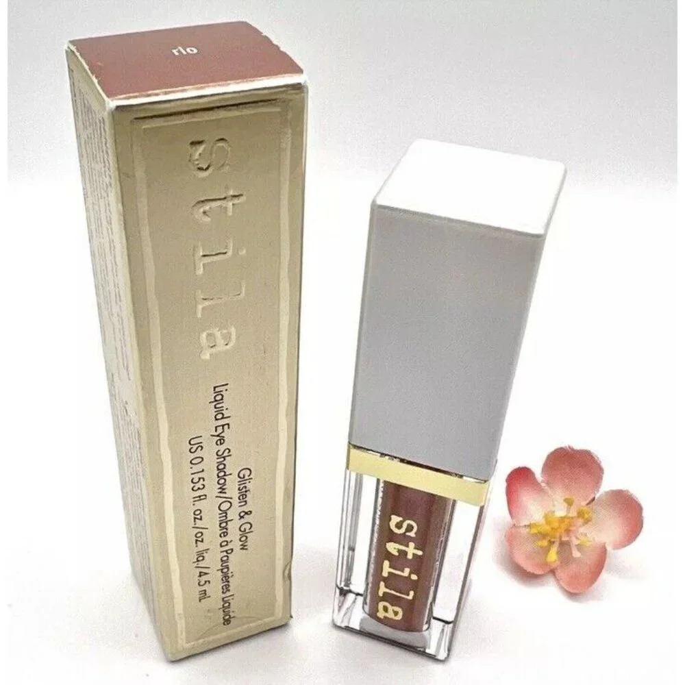 Stila NIB Glisten &‎ Glow Liquid Eye Shadow in Rio - 0.153 fl oz (4.5 mL)
